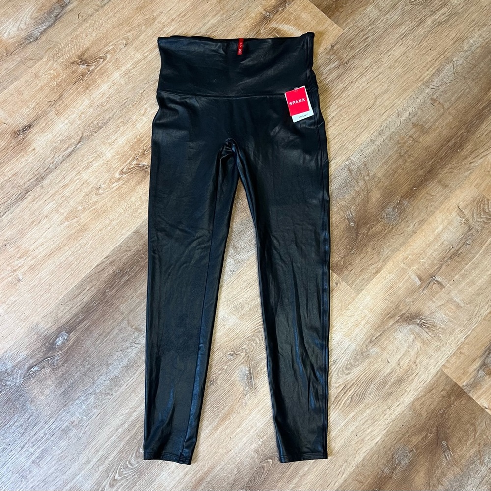 Spanx Faux Leather Leggings NWT